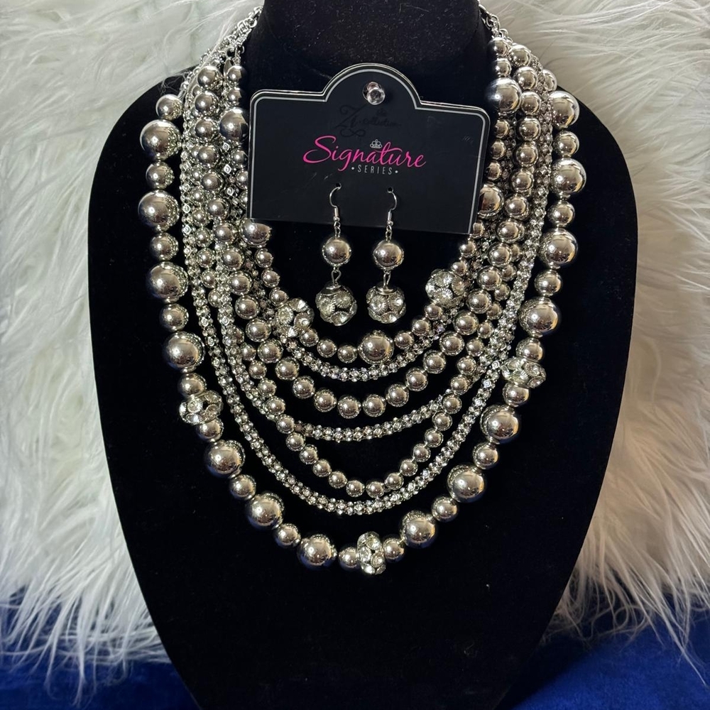 Signature Silver Multi-Strand Necklace